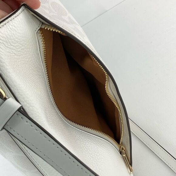 Coach Marlon Hobo In Signature Canvas - Picture 9 of 11